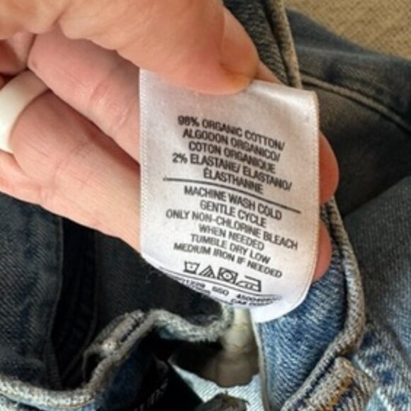 Hudson Remi High Rise Straight Ankle Jean Raw Hem Size 27 - Picture 4 of 8